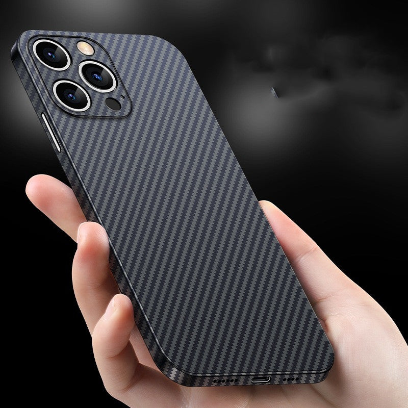 12 Pro Max Carbon Fiber Pattern Ultra-Thin Case