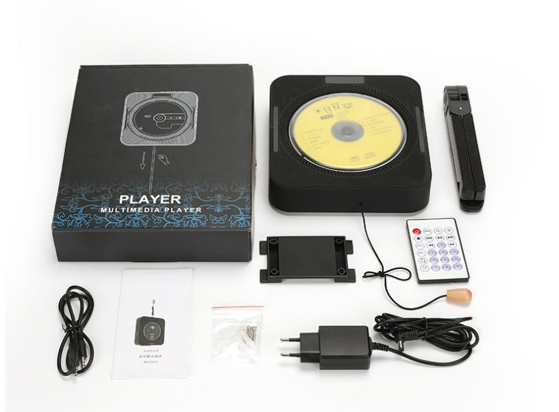 Portable CD Player and Bluetooth Speaker for Learning